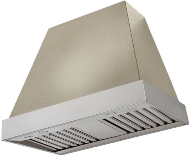AGA Euclid 36" Fawn Wall Mounted Range Hood  with Brushed Nickel Trim-0