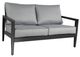 CabanaCoast® Customizable Studio Aluminum/Fabric Outdoor Loveseat-0