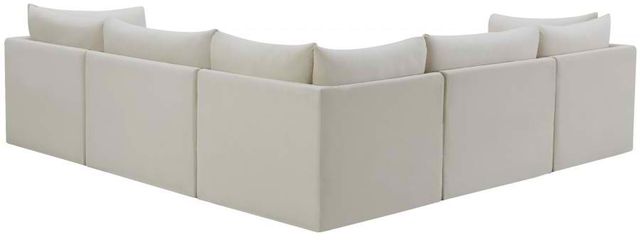 Meridian Furniture Jacob 5-Piece Cream 103" Modular Sectional-3