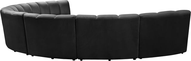 Meridian Furniture Infinity 7-Piece Grey Velvet Modular Sectional-2
