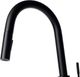 ZLINE Autograph Edition Matte Black Gemini Pull Down Single Handle Kitchen Faucet-3