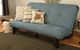Kodiak Furniture Linen Aqua 7" Foam Full Futon Mattress -1