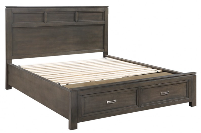 Winners Only® Harper Gray King Storage Bed-0