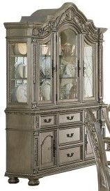 Mazin Furniture Catalonia Platinum Gold Buffet And Hutch-2