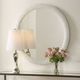 Uttermost® Akiko White Round Mirror-5