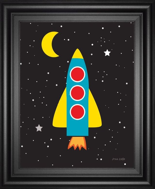 Classy Art Blast Off by Ann Kelle Wall Art-0