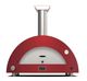 Alfa Moderno 3 Pizze 43" Ruby Red Natural Gas Pizza Oven-0