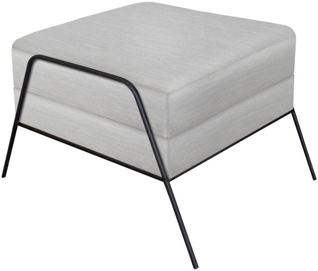 International Furniture Direct Tyne Oyster Ottoman-0