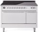 Ilve® Professional Plus II 48" White Pro Style Induction Range-0