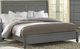 Vaughan-Bassett French Market Zinc Antique Gray Twin Sleigh Bed with Low Profile Footboard-0