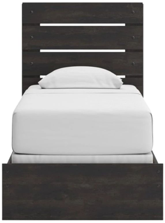 Signature Design by Ashley® Delmorta Dark Gray Youth Twin Panel Bed-1