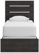 Signature Design by Ashley® Delmorta Dark Gray Youth Twin Panel Bed-1