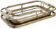 Uttermost® Rosea 2-Piece Brushed Gold Tray Set-2