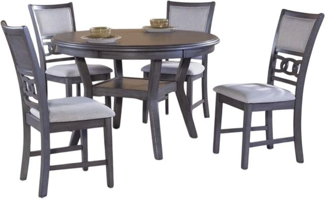 American Wholesale Furniture Gia 5-Piece Gray Dining Set-0