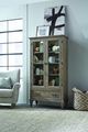 Bibliothèque avec portes de Magnussen Home® Lancaster - Gris queue d'aronde-3
