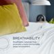 Tempur-Pedic® TEMPUR-Breeze® 2-Piece White TENCEL™ Lyocell Queen Pillow Cases-3