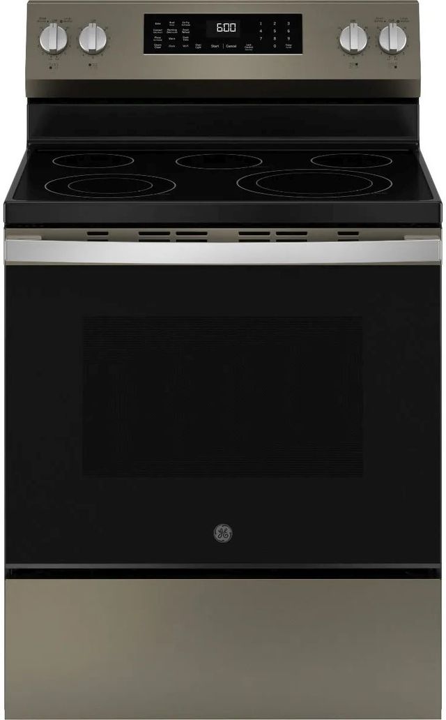 GE® 600 Series 30" Slate Freestanding Electric Range-0