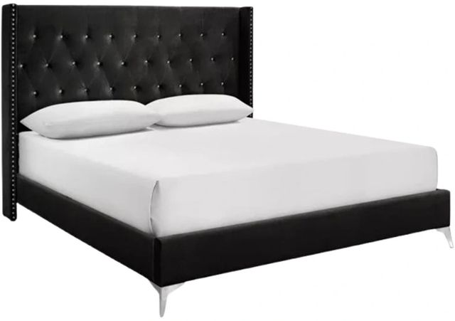 New Classic® Home Furnishings Huxley Black Youth Full Panel Bed-0