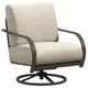 Homecrest™ Outdoor Living Customizable Anthem Cushion Aluminum/Fabric Outdoor Swivel Rocker Chat Chair-0