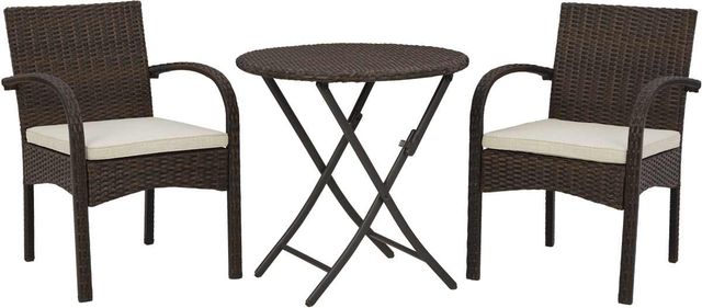 Signature Design by Ashley® Anchor Lane 3-Piece Brown Outdoor Bistro Set-0