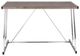 ACME Furniture Finis Weathered Oak Writing Desk with Chrome Base-1