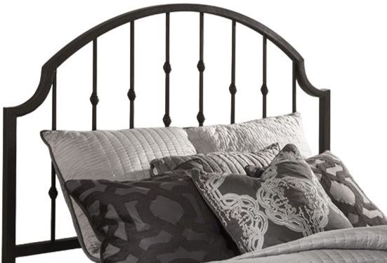 HH2 Home Westgate Rustic Black King Metal Bed-3
