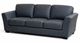 Bayview Collection Leather Sofa - Roxy Blue-0