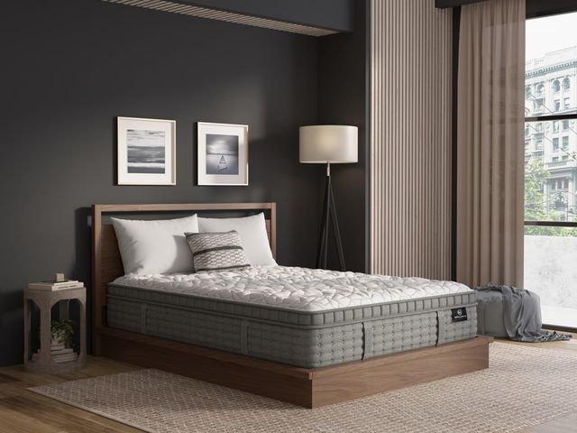 King Koil® Modern Luxury Nova 15" Wrapped Coil Plush Euro Top California King Mattress-1