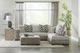 Albany Industries 2-Piece Zaftig Parchment Right-Arm Facing Chaise Sectional-1