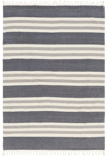 Surya Troy Charcoal 50"x70" Throw Blanket-2