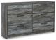 Signature Design by Ashley® Baystorm 2-Piece Gray Twin Panel Bed with Dresser Set-2