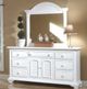 American Woodcrafters 6510 Cottage Traditions 5 Pieces Clean White Cottage Bedroom Set-2
