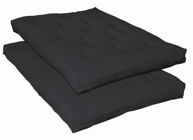Coaster® Black 7" Deluxe Futon Pad-0