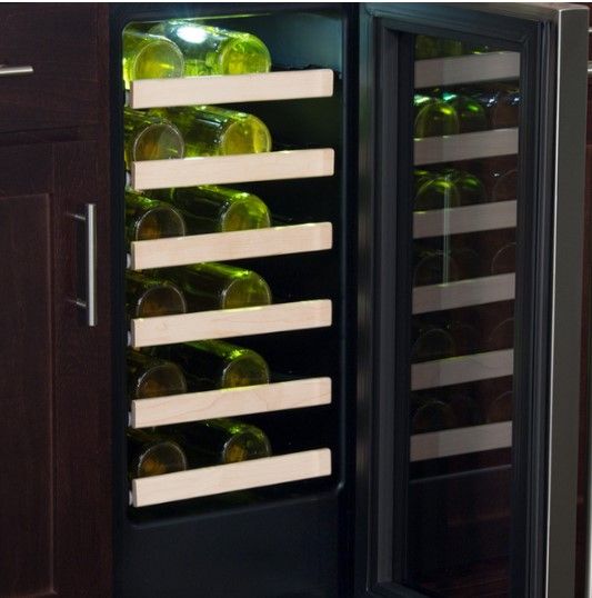 Marvel 2.7 Cu. Ft. Stainless Steel Wine Cooler-3