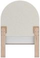Signature Design by Ashley® Arloster Tan/White Twin Upholstered Panel Bed-4