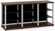 Salamander Designs® Synergy Triple 30 AV Cabinet-Dark Walnut/Aluminum-0