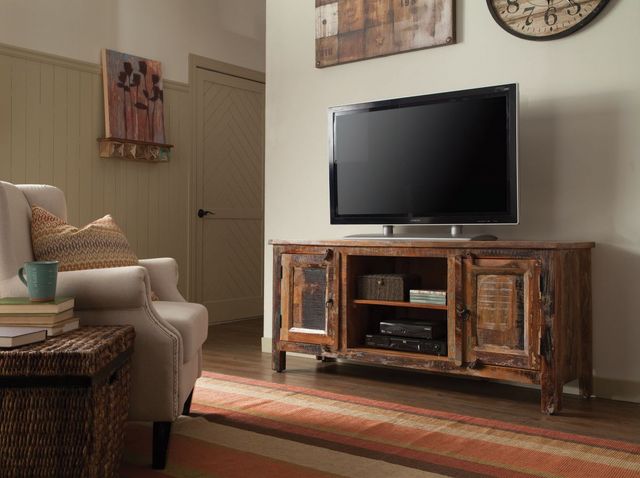 Coaster® Genesis Reclaimed Wood 2-Door TV Console-1
