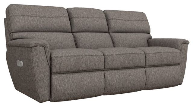 La-Z-Boy® Ava Onyx Power Reclining Sofa with Headrest and Lumbar-0