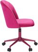 Linon Abigail Hot Pink Desk Chair-3