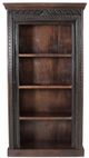 A & B Home Osian Brown Wooden Shelf Bookcase-1