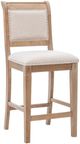 Linon Emmy Natural Upholstered Counter Stool-0