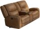 Furniture of America® Leolinus Brown Manual Reclining Loveseat-0