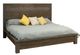 International Furniture Direct Loft Brown California King Panel Bed-0