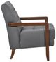 Homelegance® Crafton Dark Gray/Walnut Accent Chair-3