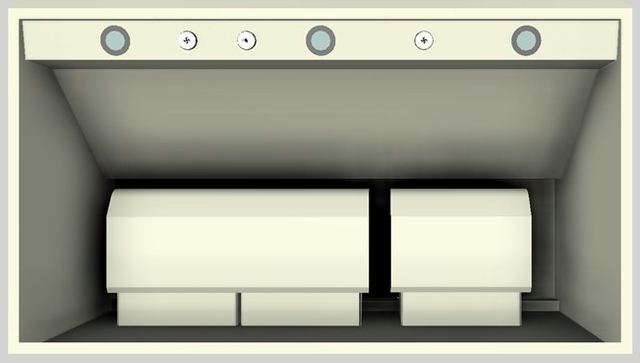 Vent-A-Hood® 48" Biscuit Wall Hood-1