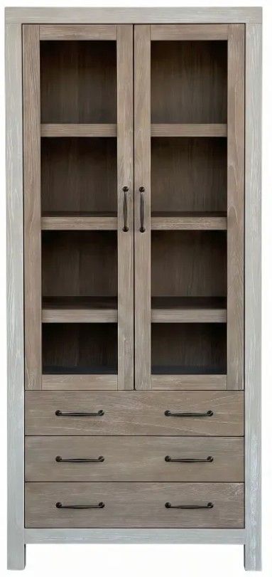 Sunny Designs™ Rowan Brown/Gray Tall Cabinet-2