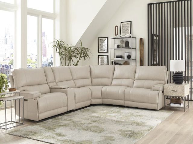 Parker House® Whitman 6-Piece Verona Linen Power Reclining Modular Sectional-2