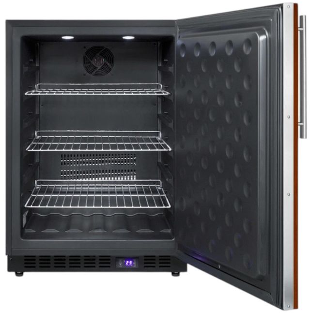 Summit® 24" 4.7 Cu. Ft. Panel Ready Outdoor Upright Freezer-1