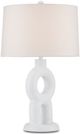 Currey & Company Ciambella White Table Lamp-0