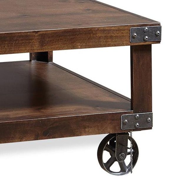 aspenhome® Industrial Tobacco Cocktail Table-1